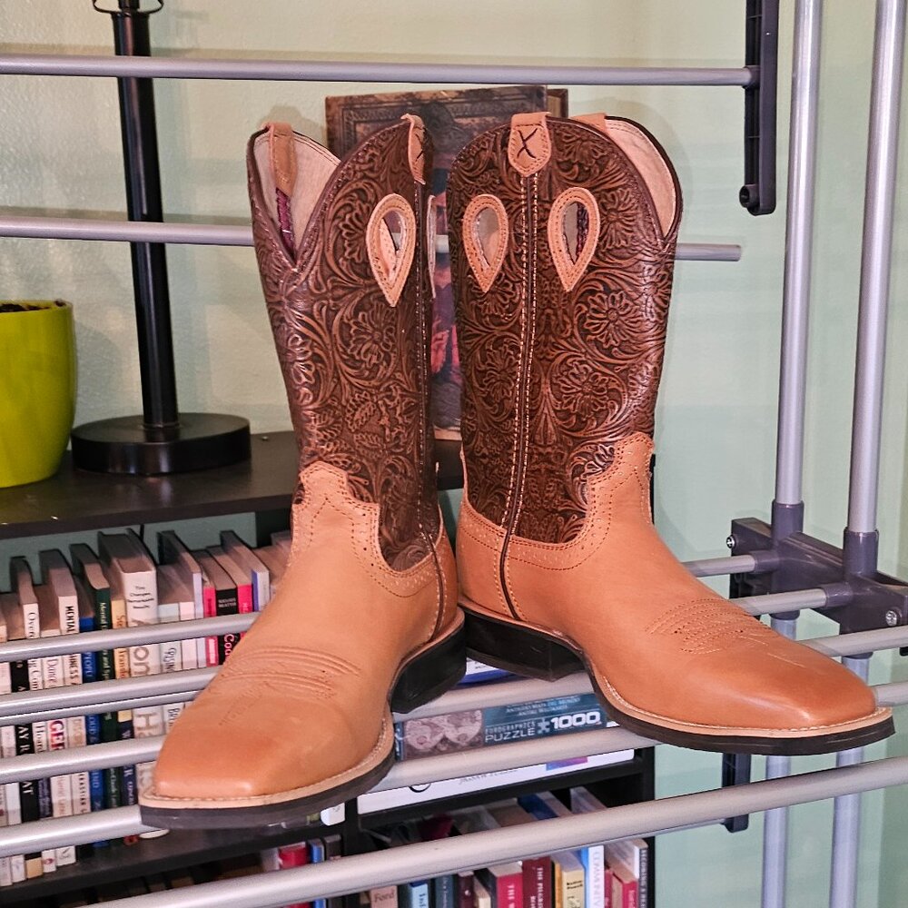 Twisted X Women’s Ruff Stock Western Performance Boots – Size 8.5 Bwidth